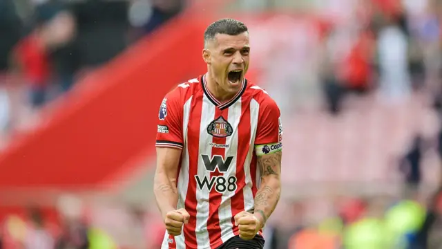 Granit Xhaka of Sunderland AFC