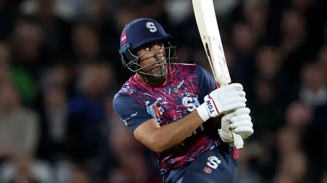 Ravi Bopara batting