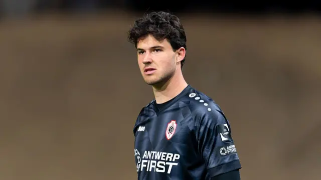 Senne Lammens of Royal Antwerp FC