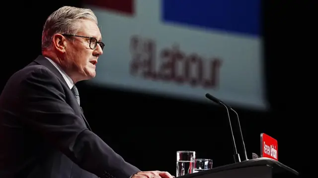 Prime Minister Sir Keir Starmer delivers his keynote speech to the Labour Party Conference