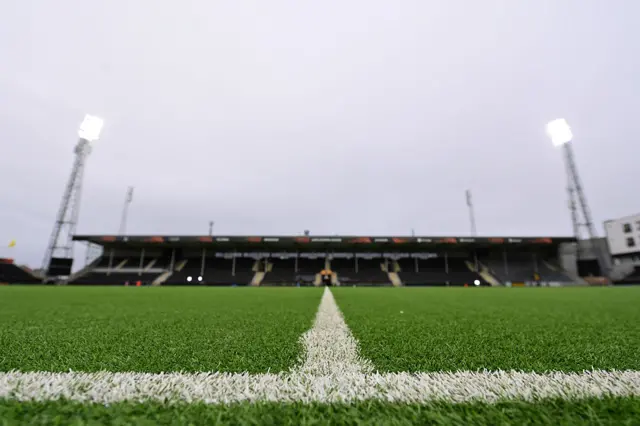 Bodo/Glimt plastic pitch close up
