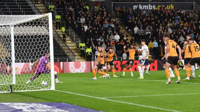 Thierry Small scores for Preston at Hull