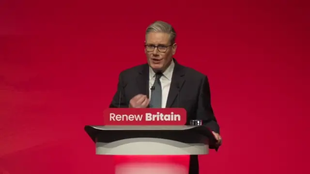 Prime Minister Keir Starmer at Labour conference
