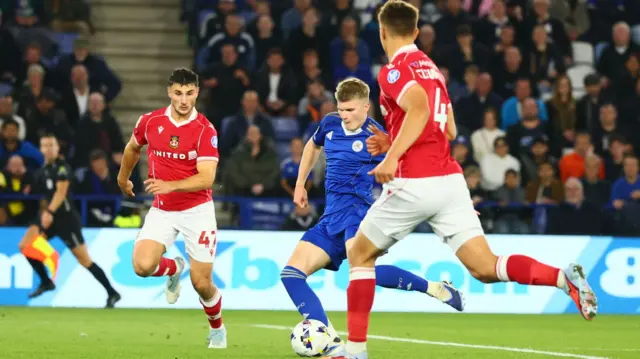 Jordan James scores for Leicester