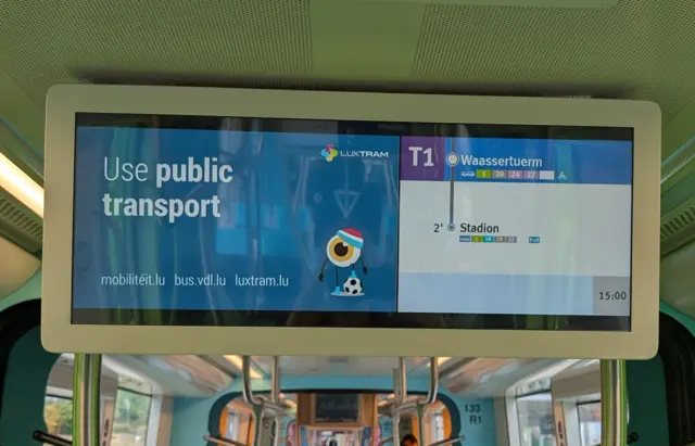 A Luxembourg tram