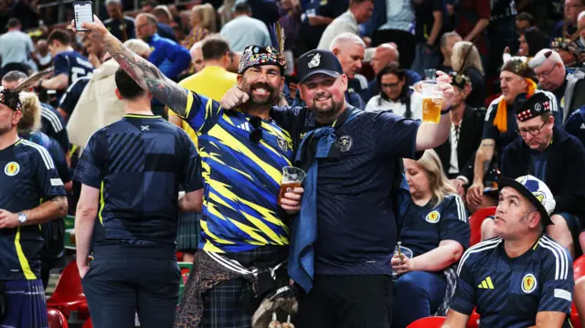 Scotland fans in Copenhagen