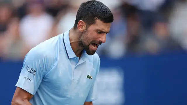 Novak Djokovic at the US Open