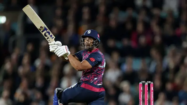 Ravi Bopara batting for Northants at Surrey