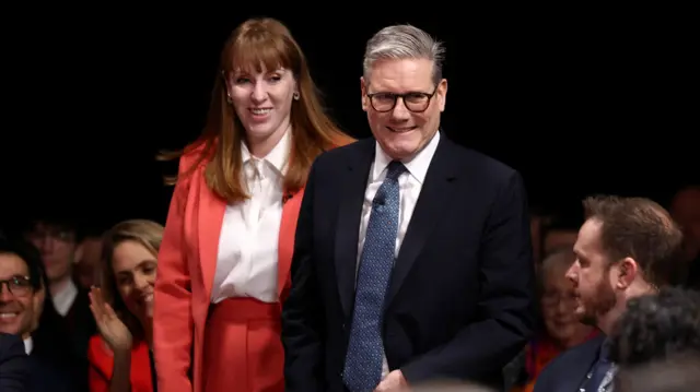 Angela Rayner and Keir Starmer