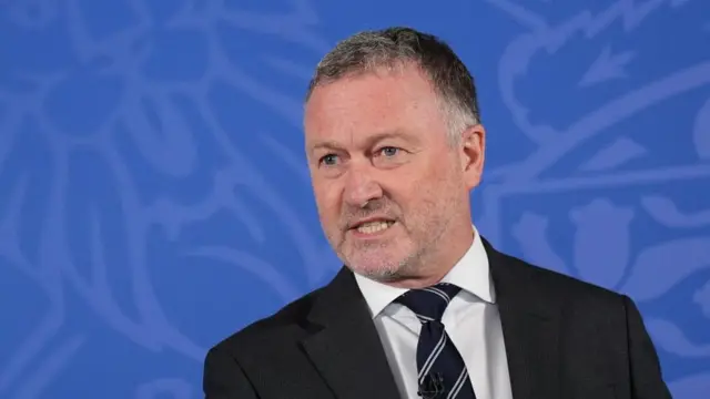 Steve Reed is seen in close up
