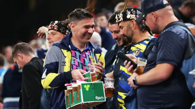 Scotland fans in Copenhagen