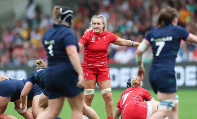 Alex Callender in action during Wales' World Cup defeat to Scotland