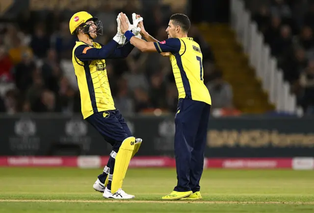Hampshire celebrate