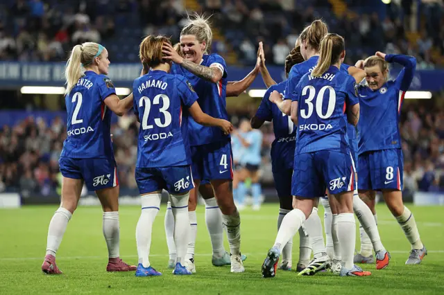 Chelsea celebrate