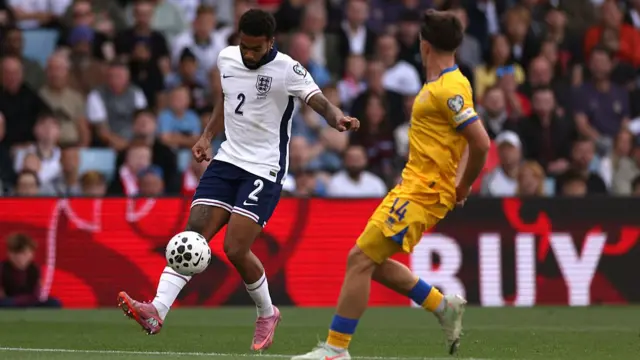 England v Andorra action