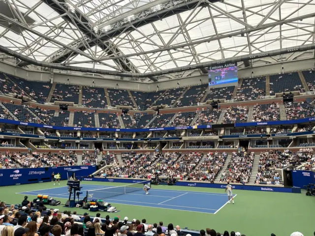 View of Arthur Ashe Stadium