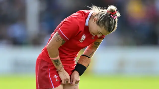 Keira Bevan dejected
