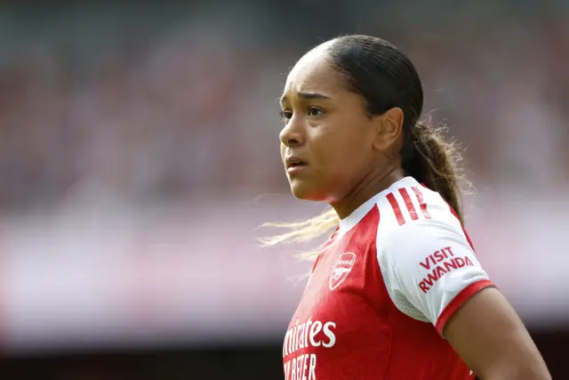 Arsenal's Olivia Smith during the match
