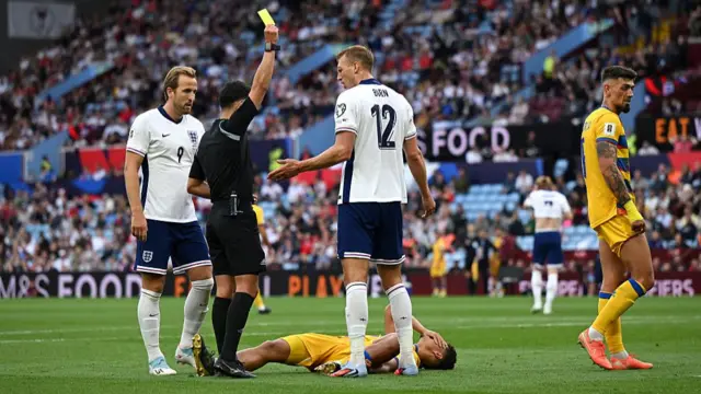 England v Andorra action