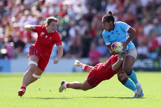 Fiji player running with ball