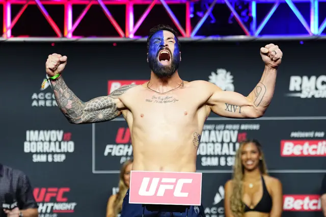 Paul Craig with Scotland flag painted on face