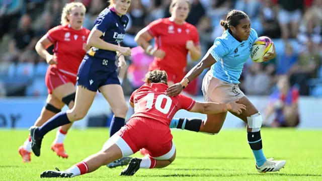 Fiji player is tacked