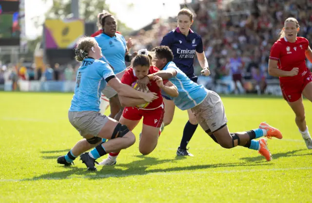 Kayleigh Powell scores