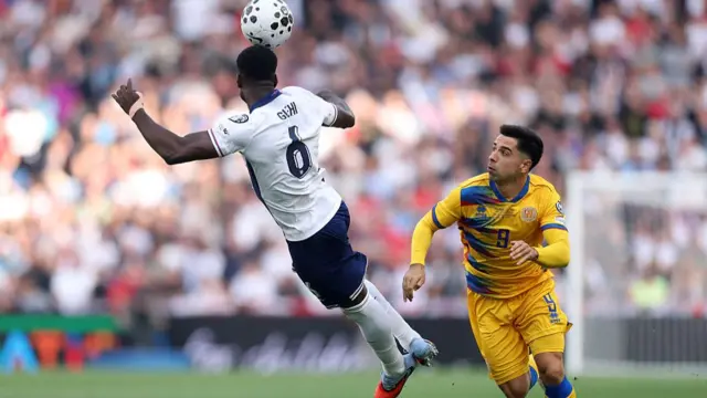 England v Andorra action
