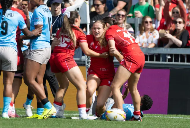 Carys cox celebrates