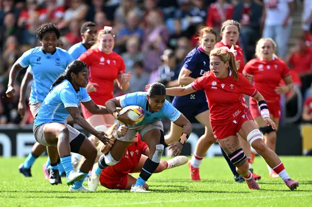 Fiji player is tackled