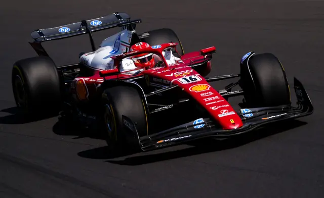 Ferrari's Charles Leclerc during Italian Grand Prix final practice