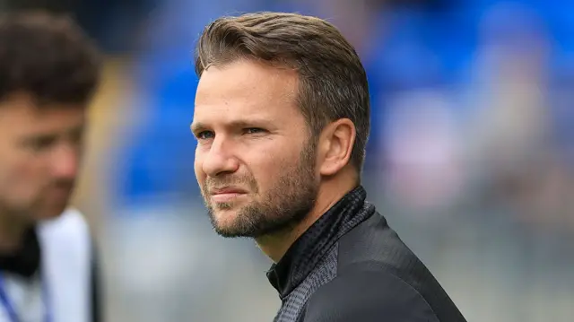 Tom Cleverley on the Plymouth sideline