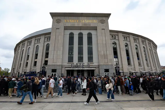 Exterior of Yankee Stadium