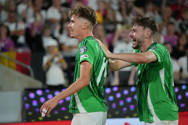 Isaac price celebrates