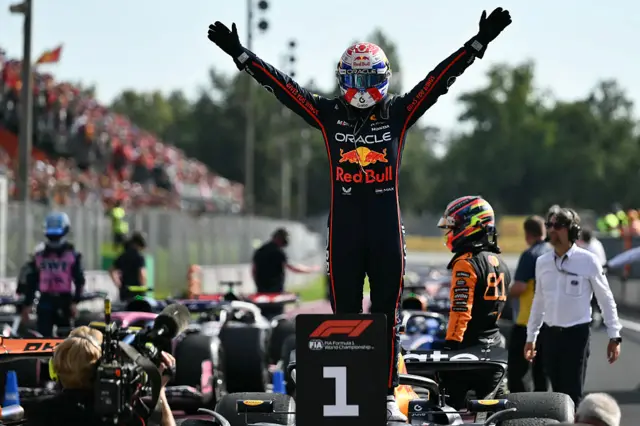 Max Verstappen at the Italian Grand Prix