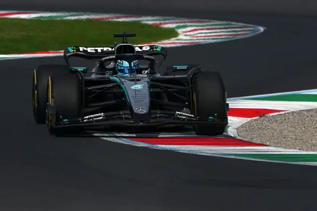George Russell at the Italian Grand Prix