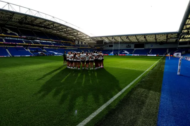The Ireland team at yesterday's captain's run