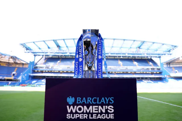 WSL trophy at Stamford Bridge