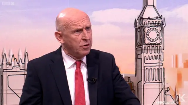 Defence Secretary John Healey