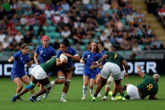 France with the ball