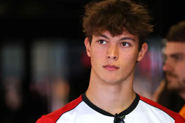 Oliver Bearman at the Italian Grand Prix