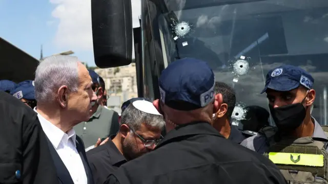 Netanyahu vows to 'catch everyone who helped' attackers, after six killed  in Jerusalem shooting - latest - BBC News