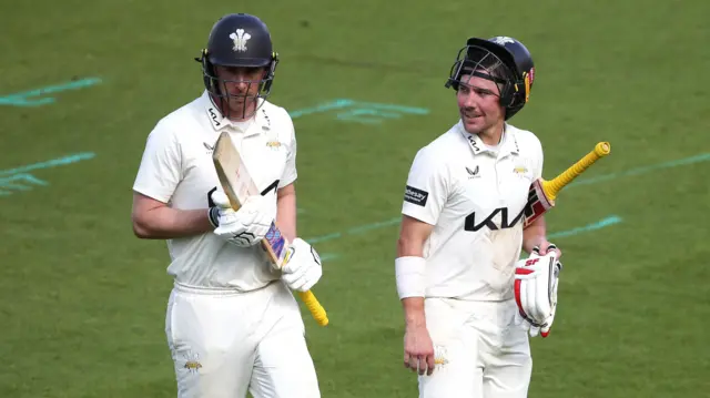 Dan Lawrence and Rory Burns