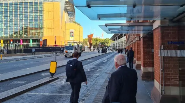 Outside of St Pancras tube stations