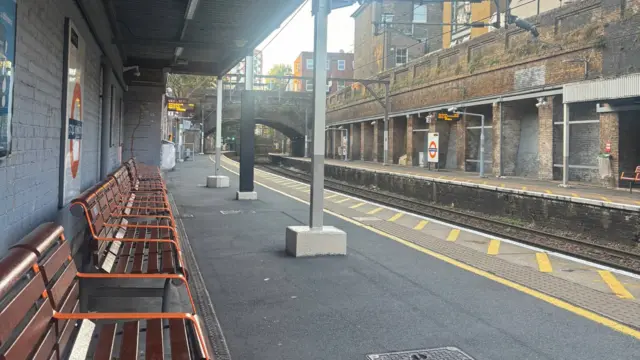 An empty station
