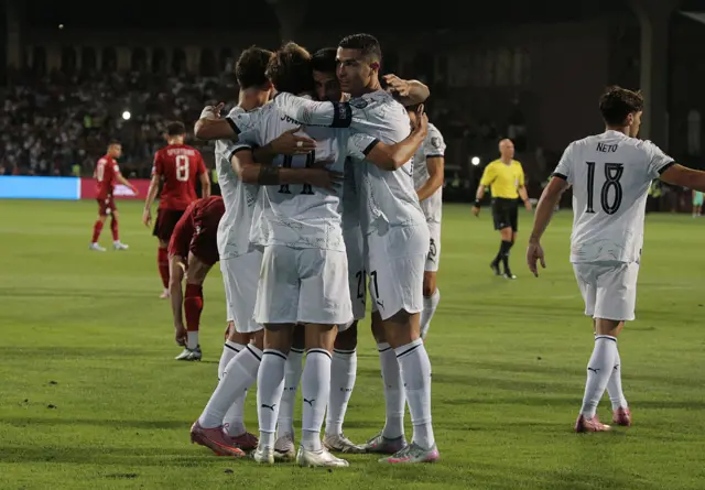 Portugal celebrate