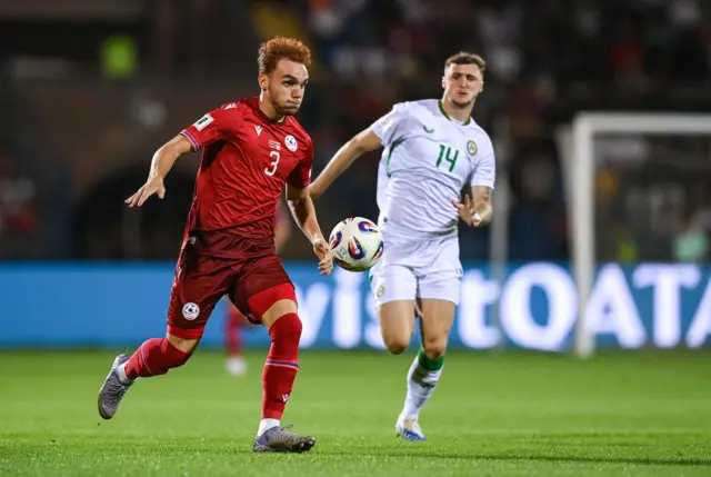 Armenia vs Republic of Ireland action