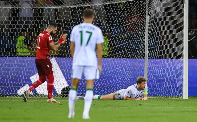 Tigran Barseghyan missing the target