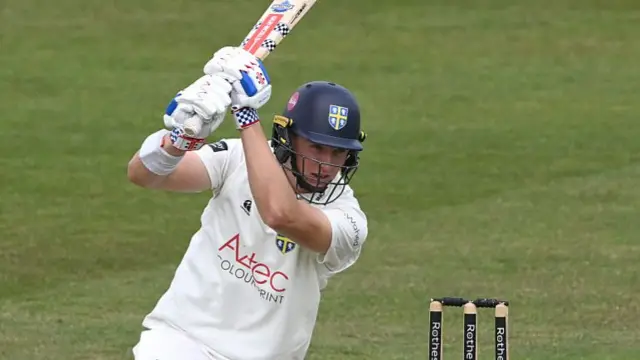 Ben McKinney batting