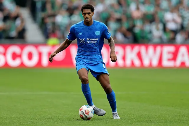 Jarell Amorin Quansah of Bayer 04 Leverkusen